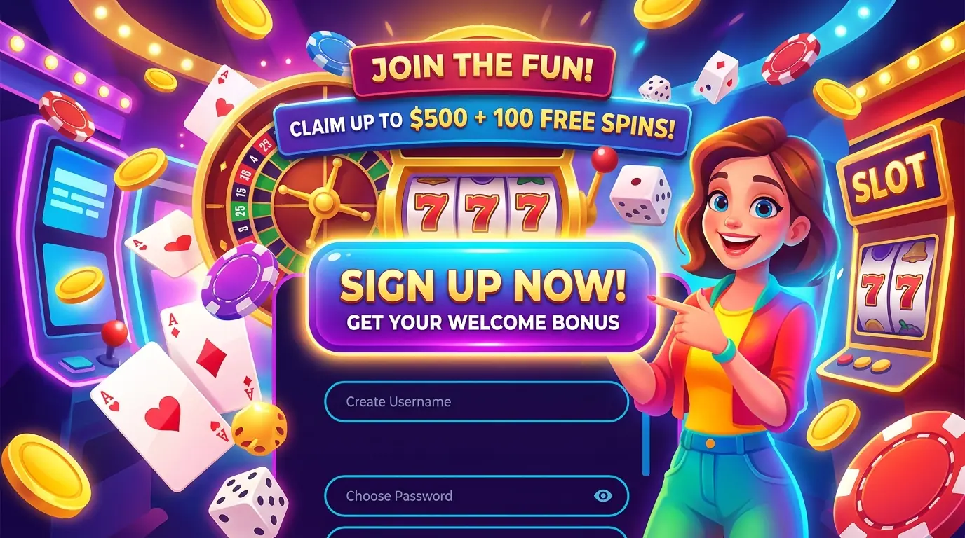 Skapa konto hos Hopa casino